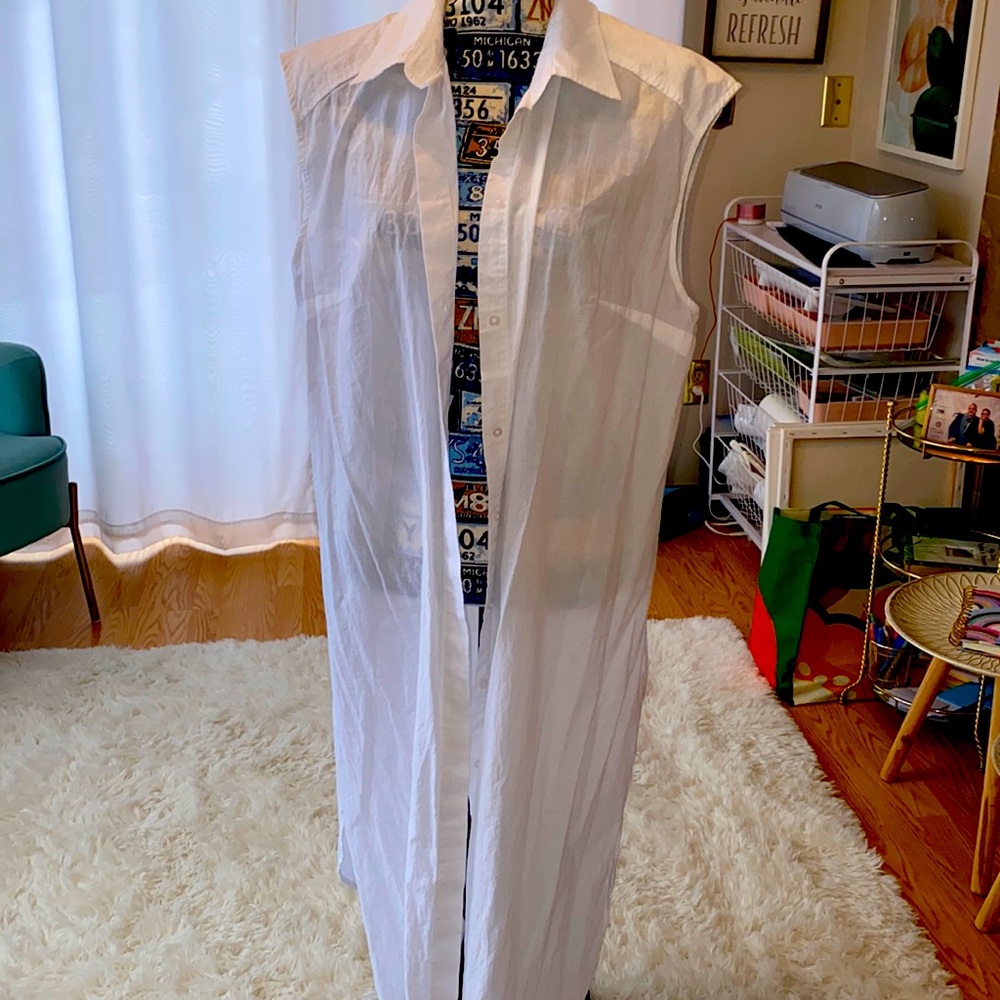 White long top.